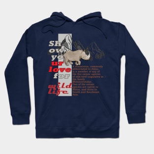 Show your love for wildlife Hoodie